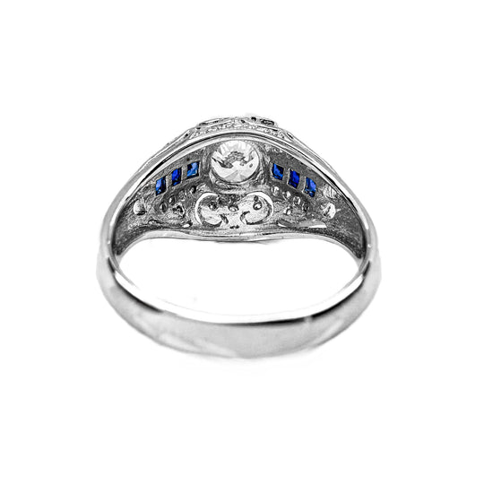 Art Deco Sterling Silver Ring