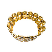 18ct Yellow Gold Wide Lattice Bracelet 