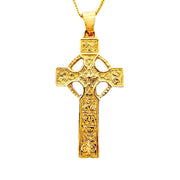 18ct Yellow Gold Celtic Cross Pendant