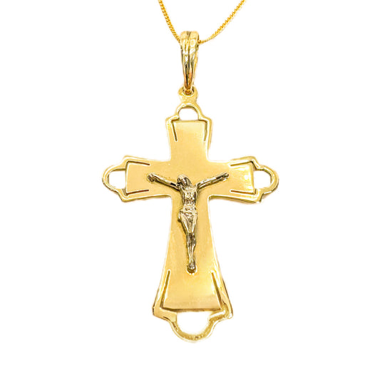 9ct Yellow Gold Crucifix Cross