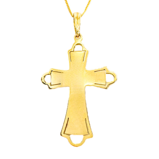 9ct Yellow Gold Crucifix Cross