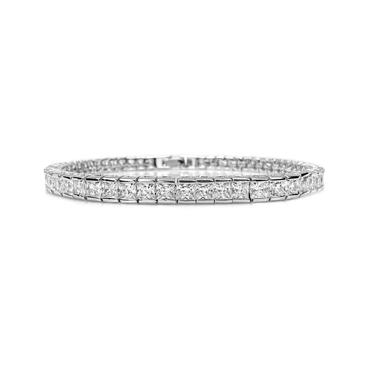 Sterling Silver Cubic Zirconia Tennis Bracelet 