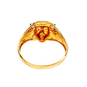 9ct Yellow Gold Lion Ring 