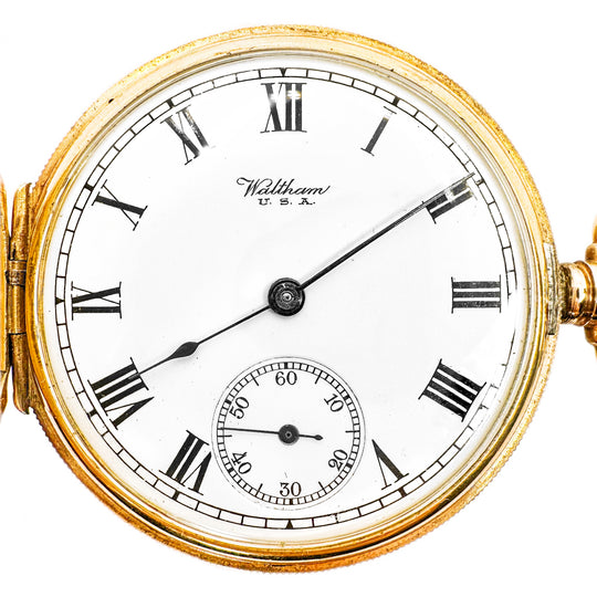 9ct Gold Antique Waltham USA Fob Watch