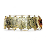 14ct Yellow Gold Coin Style Bracelet