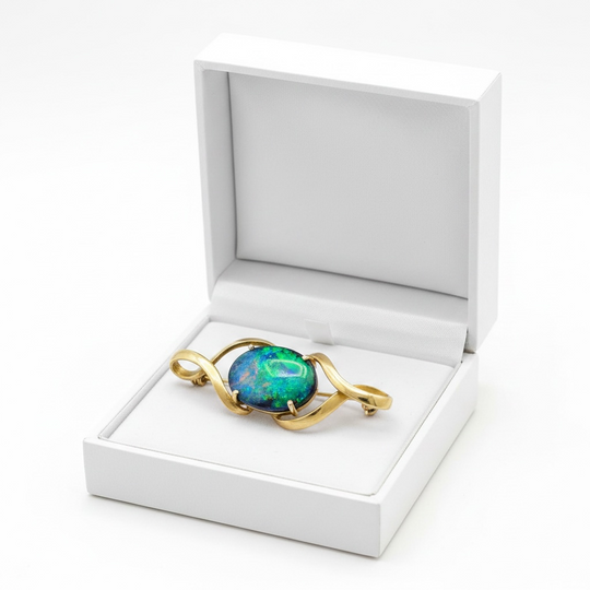 18ct Opal Brooch