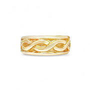 9ct Yellow Gold Wave Ring