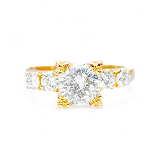18ct Vintage Diamond Ring