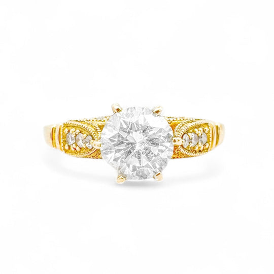 18ct, 0.80cts Diamond Solitaire Ring