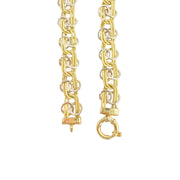 18 Karat Fancy Bolt Ring Armband