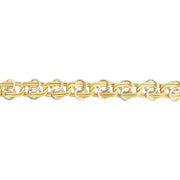18 Karat Fancy Bolt Ring Armband