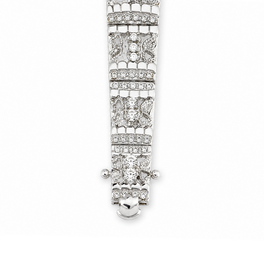 18ct White Gold Bracelet 