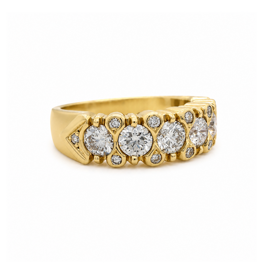 18ct Diamond Band, 1.54cts 