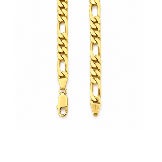9ct Yellow Gold Long Short Bracelet 