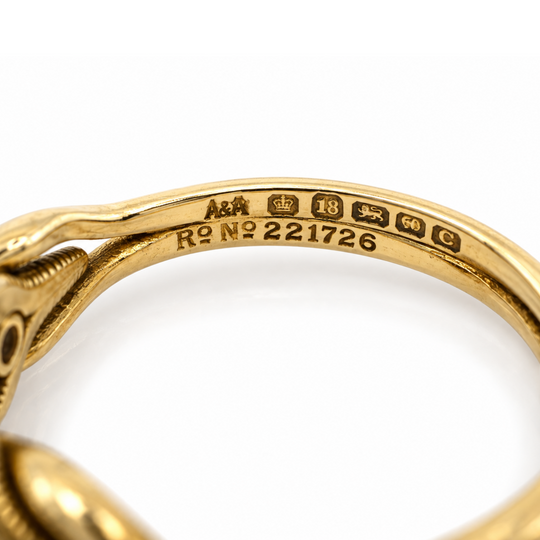 18ct Woven Diamond Ring