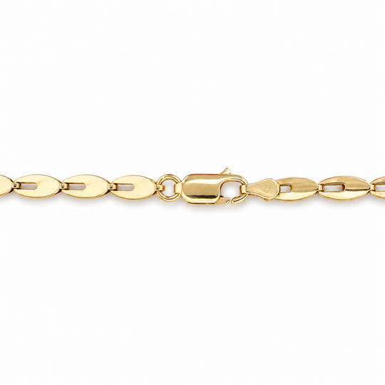 18ct Yellow Gold Oval Link Chain 