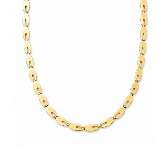 18ct Yellow Gold Oval Link Chain 