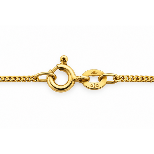 14ct Yellow Gold Ruby & Diamond Necklace