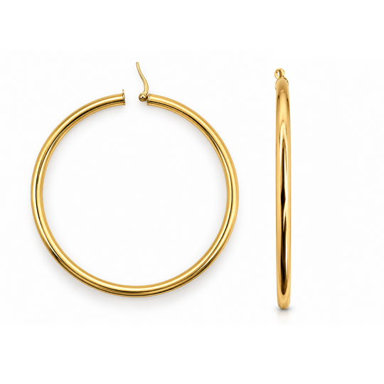 9ct Hoop Earrings