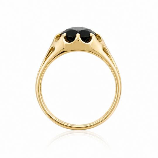 18ct Sapphire Mens Ring