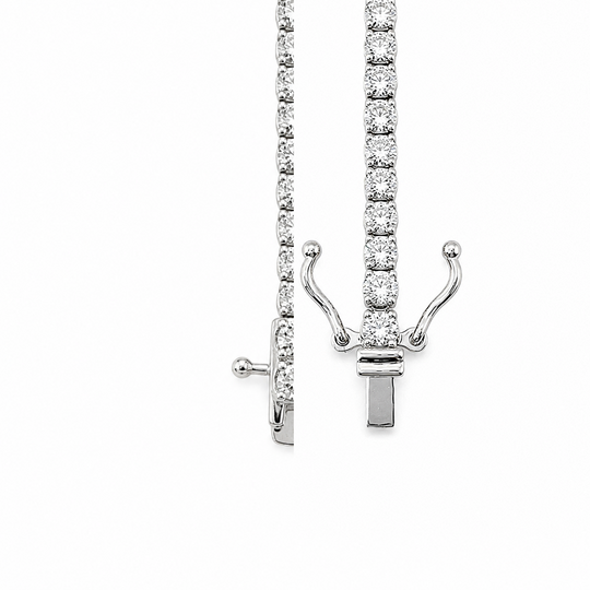 9ct Diamond Tennis Bracelet, 4.06cts