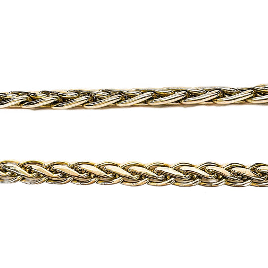 9ct Yellow Gold Weave Chain 