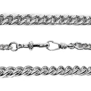 Sterling Silver Graduated Curb Link Chain