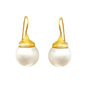 18ct South Sea Pearl Drop Earrings
