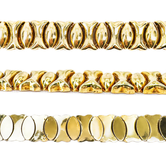 18ct Solid Yellow Gold Wide Vintage Bracelet 