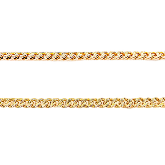 9ct Rose Gold Antique T Bar Chain