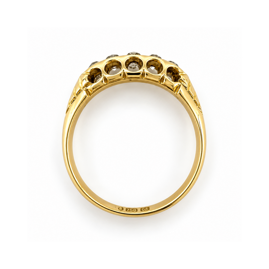 18ct Yellow Gold Diamond Ring