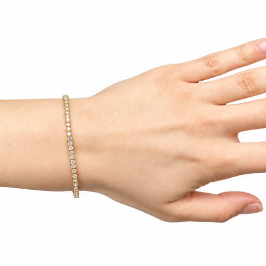 9ct Diamond Tennis Bracelet, 3.56cts
