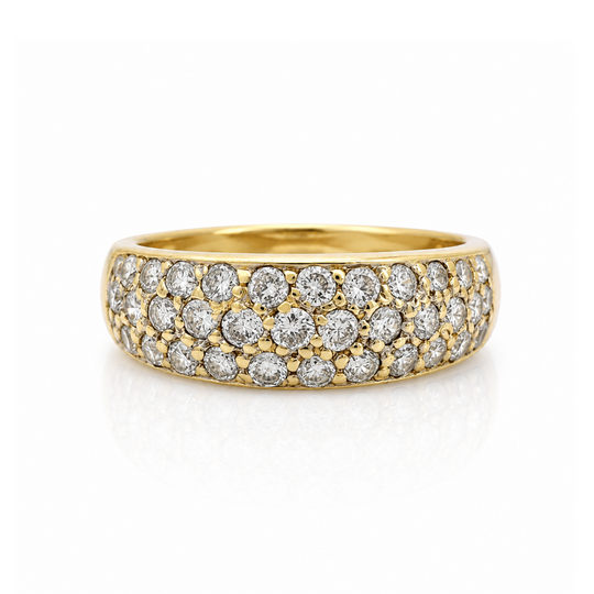 18ct Pave Diamond Ring