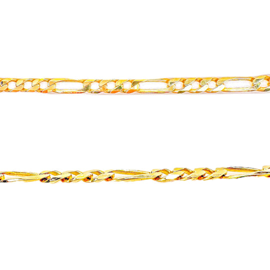 14ct Yellow Gold Long Short Curb Chain