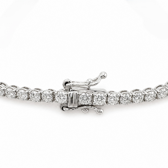 9ct Diamond Tennis Bracelet, 4.06cts
