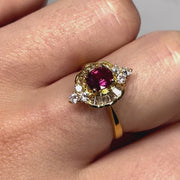 18ct Ruby & Diamond Ring