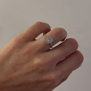 18ct White Gold Diamond Engagement Ring