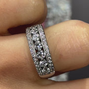 18ct White Gold Diamond Dress Ring