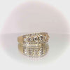 9ct Ladies Diamond Dress Ring