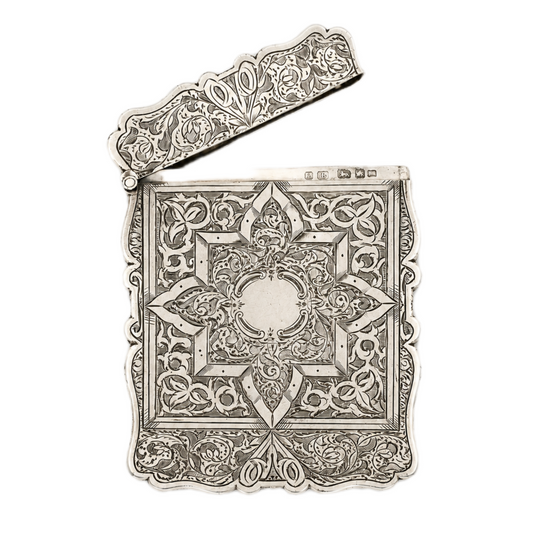 Sterling Silver Victorian Card Case