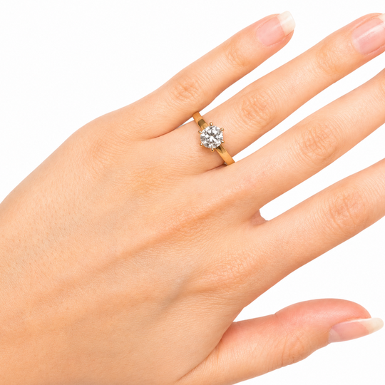 18ct Diamond Ring, 1.01cts