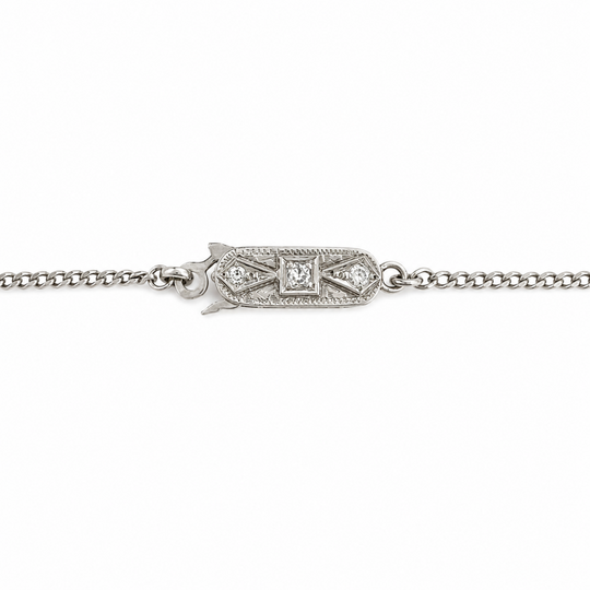 9ct 1.45ct Diamond Art Deco Necklet
