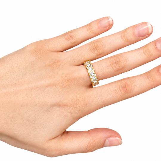 18ct Diamond Band, 1.54cts 