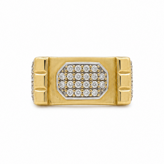 22ct Yellow Gold Mens Ring 