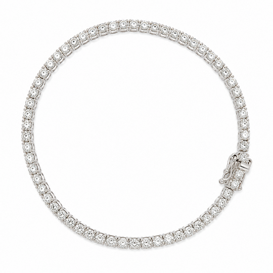 9ct Diamond Tennis Bracelet, 4.06cts