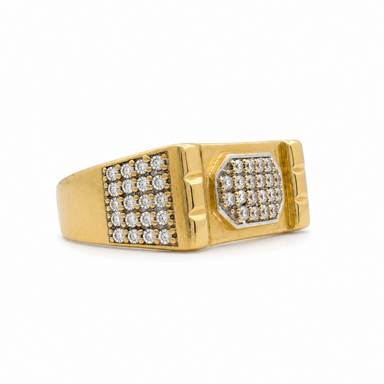 22ct Yellow Gold Mens Ring 