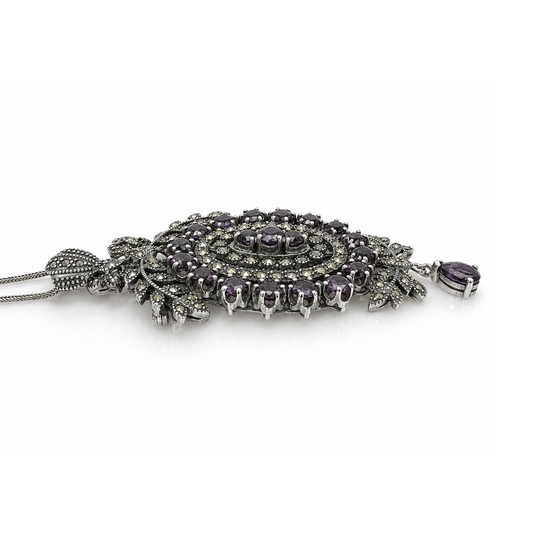 Vintage Marcasite Pendant/Brooch
