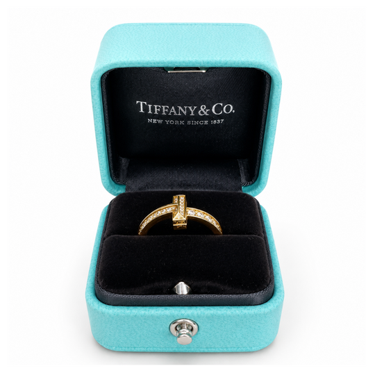  18ct Yellow Gold Tiffany & Co. Diamond Ring