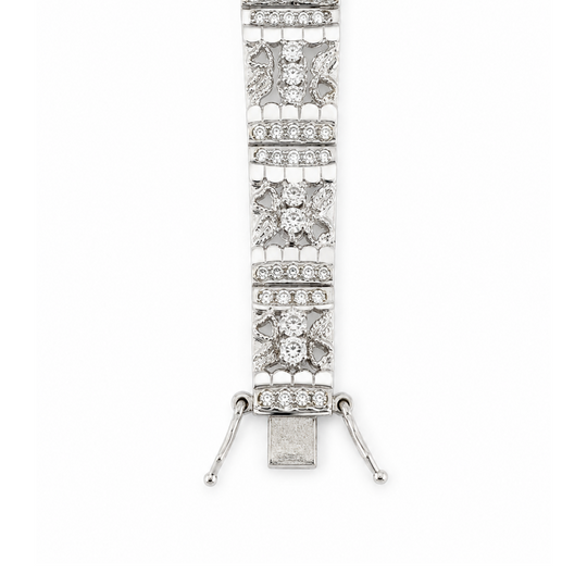 18ct White Gold Bracelet 