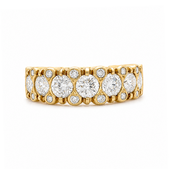 18ct Diamond Band, 1.54cts 
